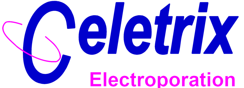 Official logo of Celetrix, providing advanced mammalian cell electroporation systems from small-scale to large-scale, specialized for high-efficiency gene editing, stable pool construction, and transient expression solutions.